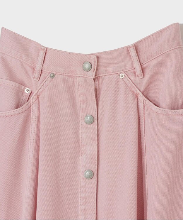 GRACE CONTINENTAL サーキュラーデニムスカート ピンク