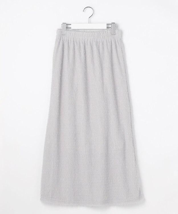 Feroux シャギーナロー スカート ライトグレー系