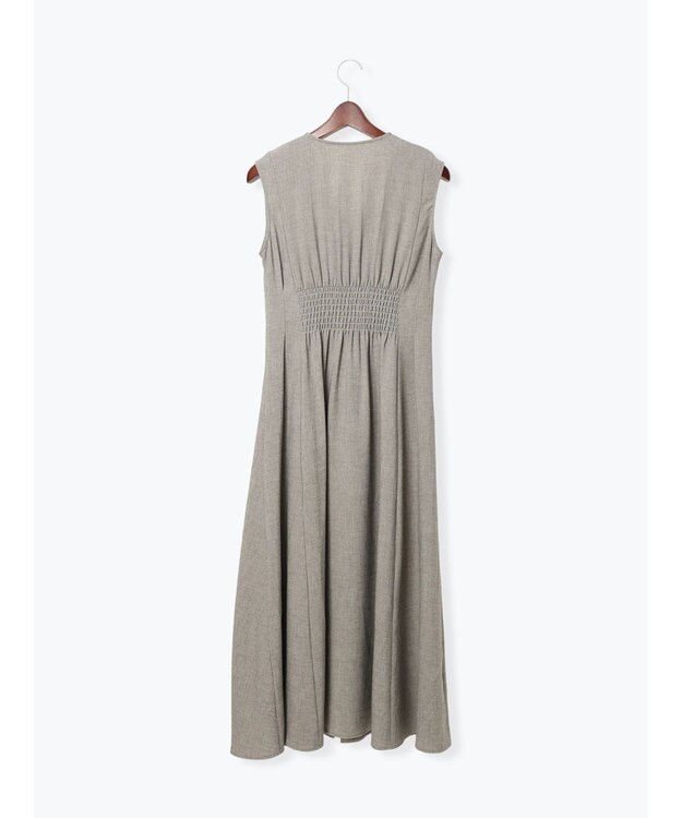Te chichi ミックスツイルジャンスカワンピース(セットアップ可)《2026 SUMMER LOOK item》 ベージュ