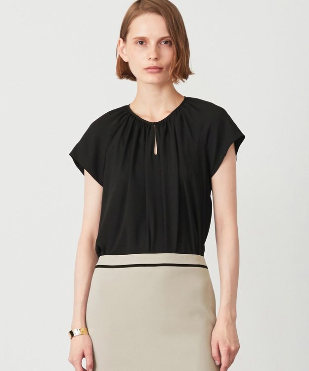 BEIGE， ALINE / ブラウス Black