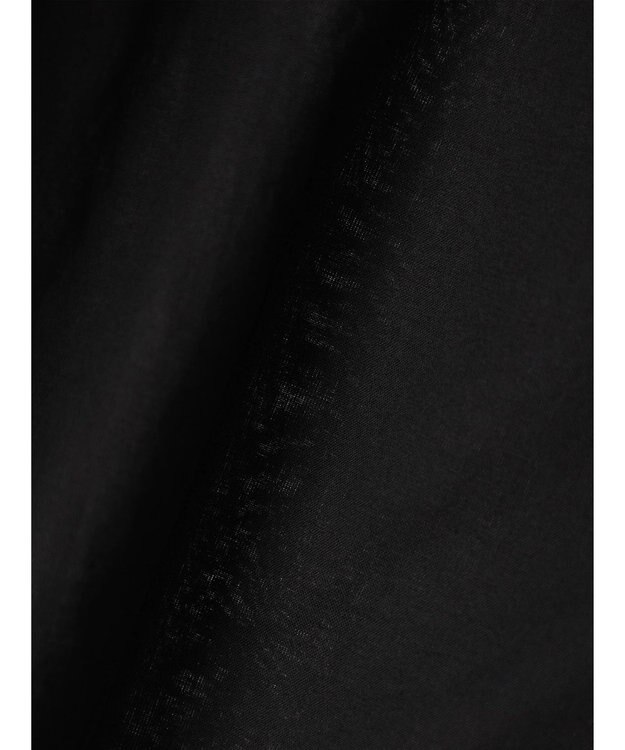 CRAFT STANDARD BOUTIQUE スカラレース袖ブラウス Black