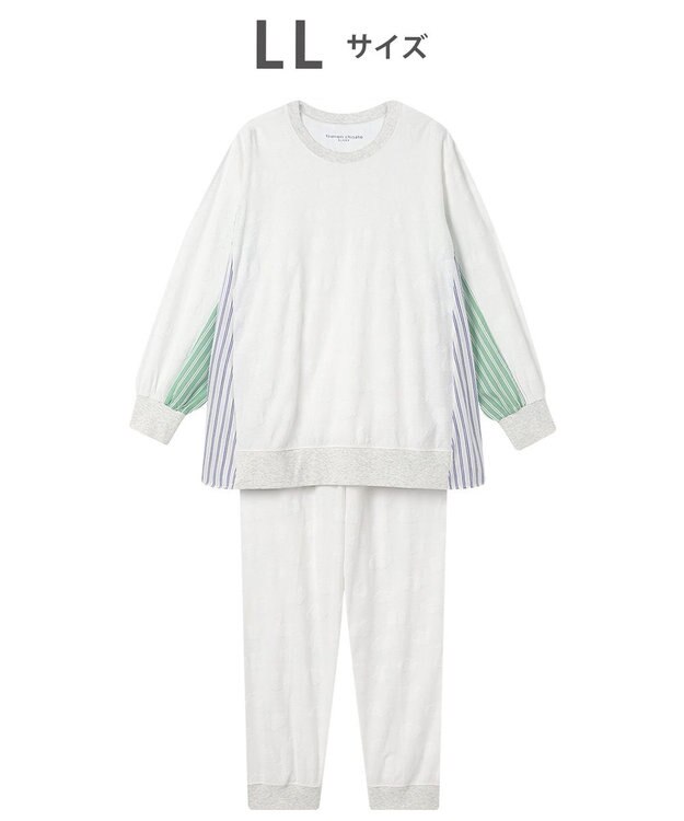 tsumori chisato SLEEP ツモリチサト パジャマ 長袖 長ズボン レディース UDX530/ワコール アイボリー