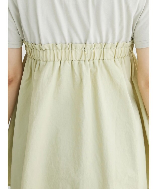 Green Parks ミディ丈ビスチェドッキングプルオーバー Light Green