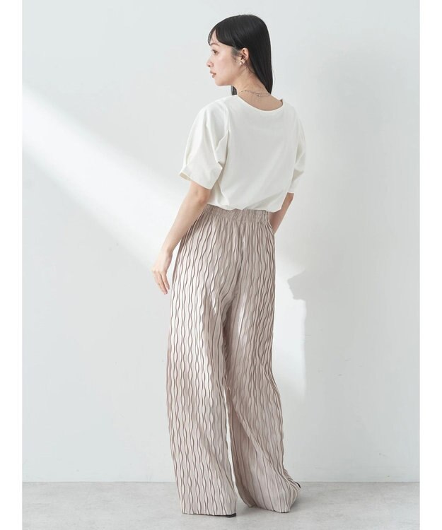 earth music&ecology タックスリーブＴ Off White