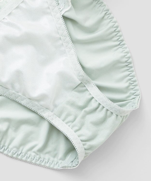 San-ai Resort（三愛水着楽園） レーシーバイカラーノンワイヤーブラセット 【northerly】 ミント