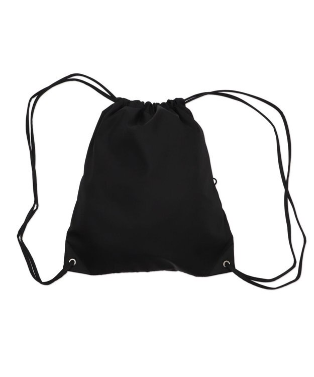 WEGO ドロストデザインナップサック ブラックその他