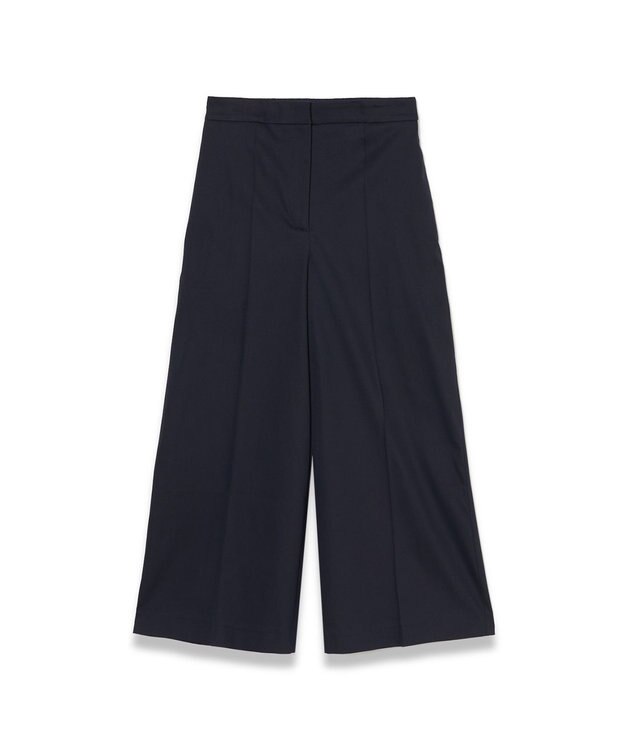 JOSEPH ライトギャバジンストレッチ　ワイドトラウザーズ Navy