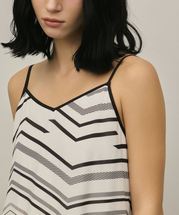 GRACE CONTINENTAL キカプリントキャミワンピース キナリ