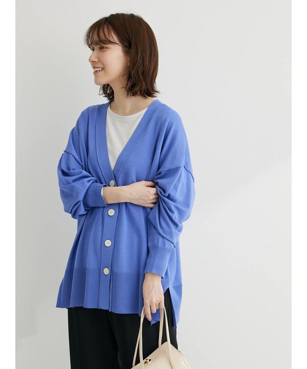 Green Parks 洗える　ミドル丈カーディガン