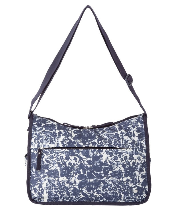 ACE BAGS & LUGGAGE hiromichi nakano フェズリ ショルダーバッグ  17522 ヒロミチナカノ ネイビー（フラワー）