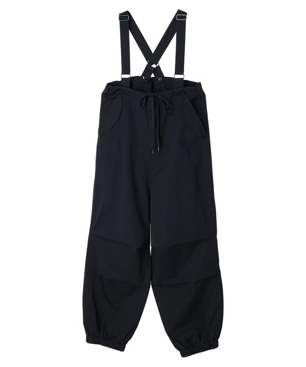 Green Parks ・ＥＬＥＮＣＡＲＥ　ＤＵＥ　サスペンダーアーミーパンツ Navy
