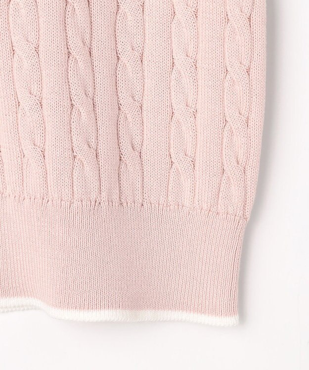 J.PRESS LADIES CABLE ニット ピンク系