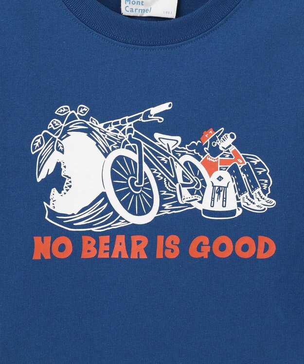 SHARE PARK MENS 【KIDS】UVカット アートコラボTシャツ〈BEAR〉 ブルー