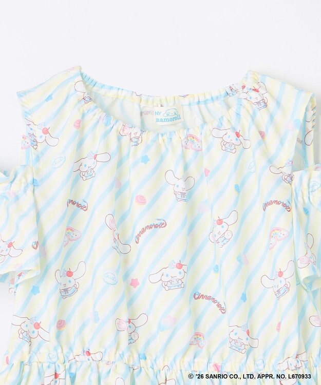 ANY KIDS 【サンリオキャラクターズ×ANY KIDS】2WAY ファンシーワンピース シナモロール×サックスブルー