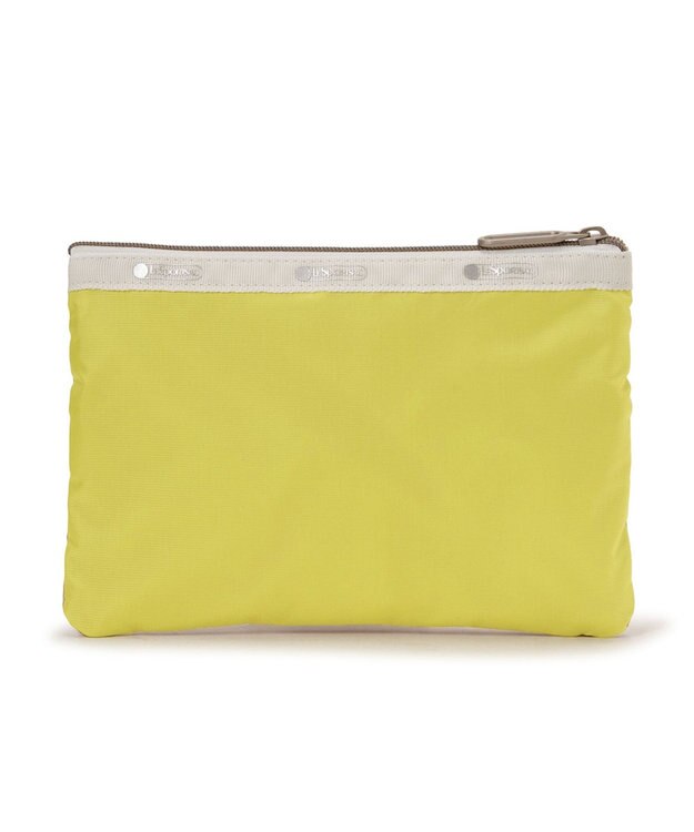 LeSportsac CLASSIC 3 ZIP POUCH/シルバーピンク/ライムライトC シルバーピンク/ライムライトC