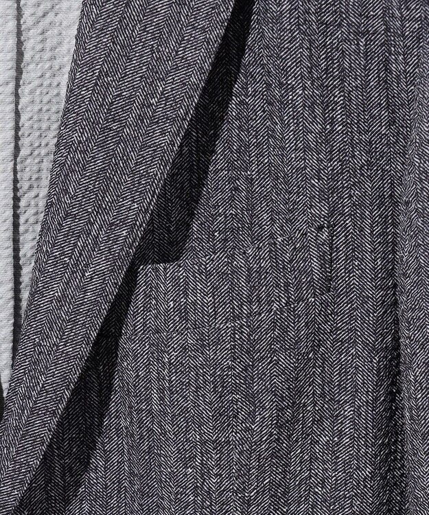 JOSEPH ABBOUD 【キングサイズ・ストレッチ・洗える・軽量・防しわ・速乾・エコ撥水】ライトウェーブジャケット グレー系