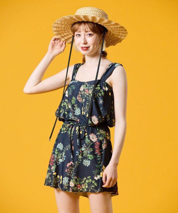 San-ai Resort（三愛水着楽園） タンキニ３点セット【San-ai Resort（サンアイリゾート）】 ネイビー