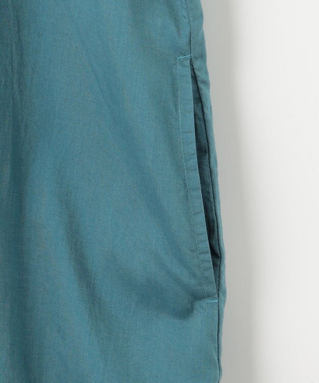 ANY L ピンタックデザインシャツワンピース ターコイズ