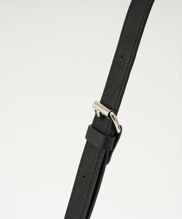 russet 《3/4～価格改定》ソフトレザーシンプルショルダーバッグ(CE-1328-WEB) Black2