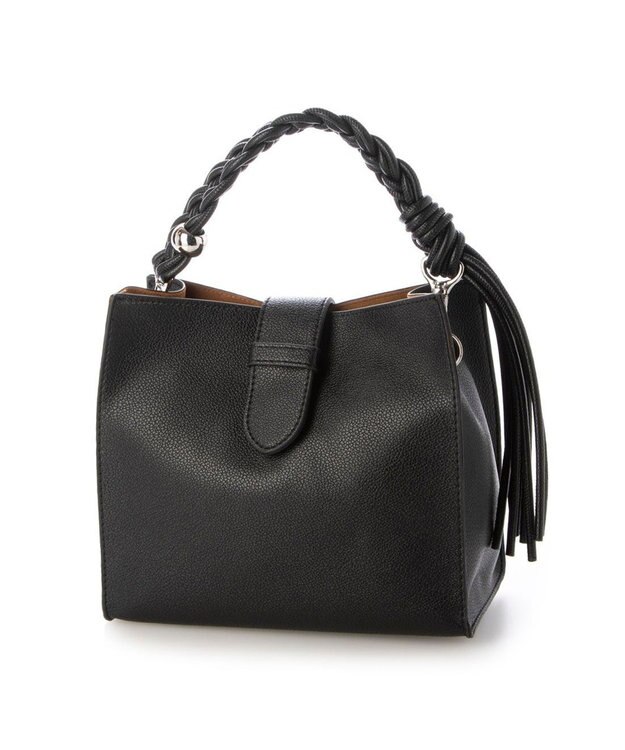 UNBILLION カシュカシュ cachecache / ベルトフラップメッシュハンドル2wayトート ブラック