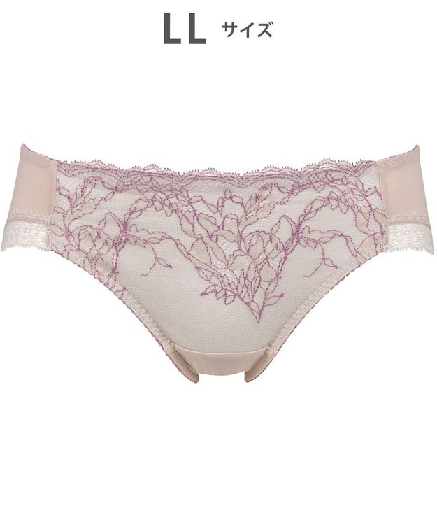 Wing ペアショーツ　【マッチミーブラ】　やさしいフィット感　身生地部はソフトな風合い　はきこみ丈あさめ　ウイング／ワコール　KF2822 ブラウン