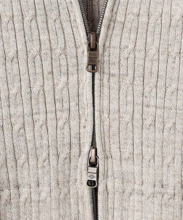 JOSEPH ABBOUD 【オリジナルオーガニックコットン使用】JOE COTTONニット パーカー ベージュ系