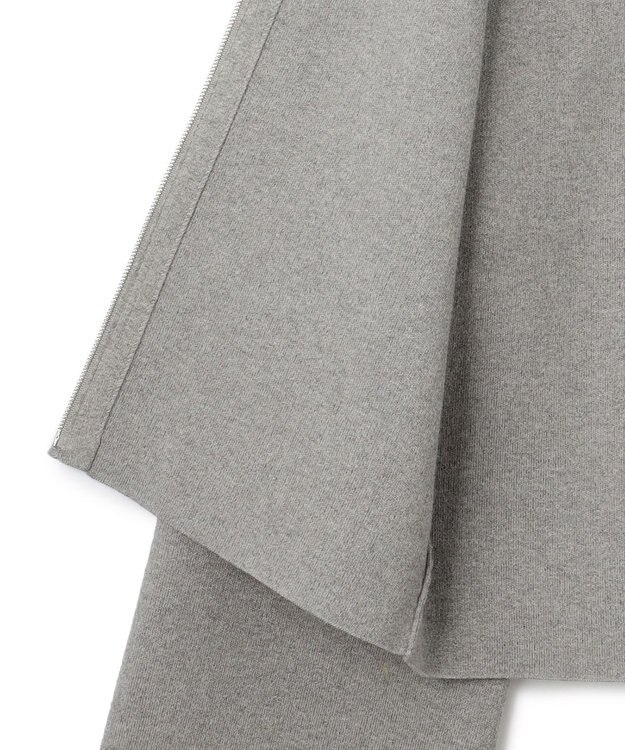 uncrave カシミヤブレンドニット ジップアップブルゾン グレー