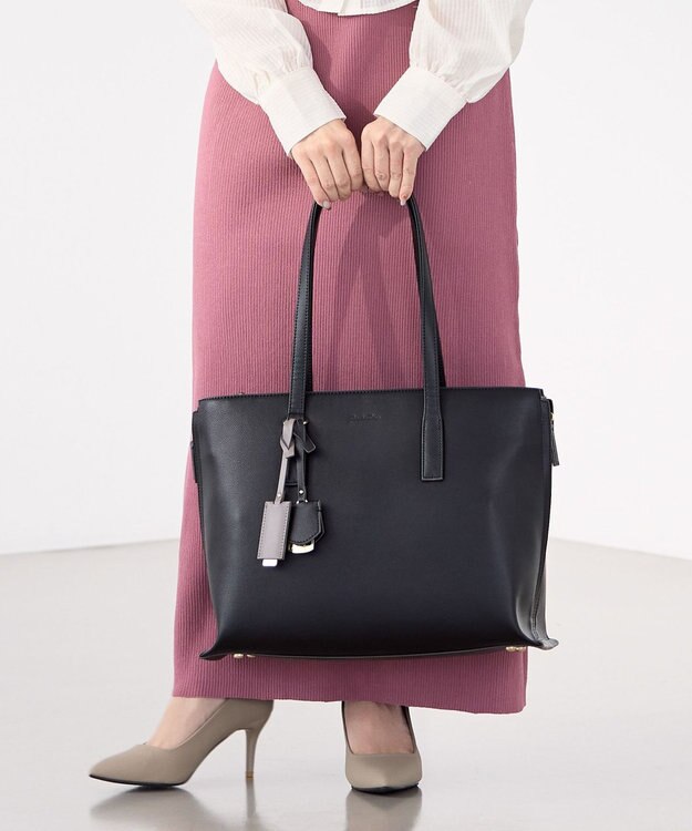 ACE BAGS & LUGGAGE Jewelna Rose OLバッグ・セレム  横型トートバッグ A4サイズ 16189 ジュエルナローズ cs ブラック