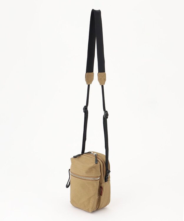 UNBILLION Otias N/CコーデュラRIP　ナイロン/コットンショルダーバッグ ブラウン