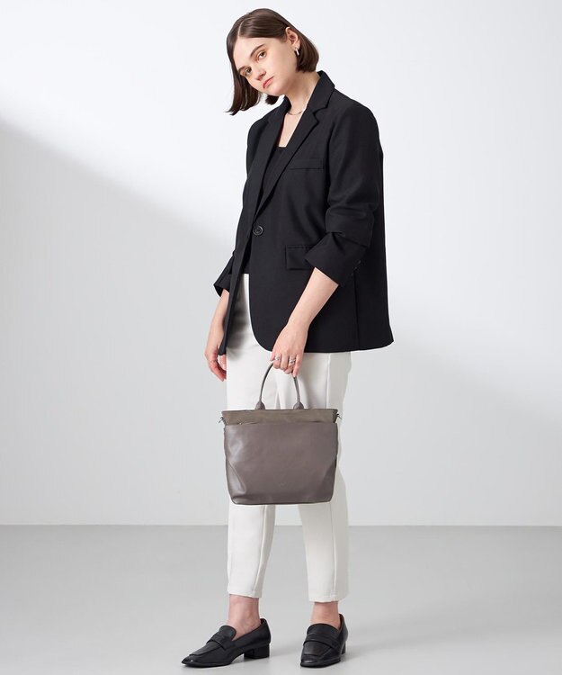 Y'SACCS シルキーリュクス2WAYトートバッグ ベージュ系その他