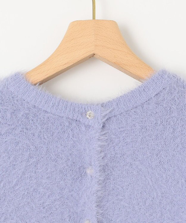 組曲 S 【前後着用可】2WAYナイロンファー ニット ふじ色系