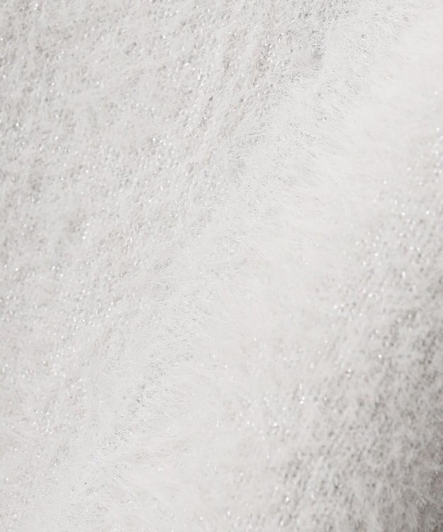 ANY SIS S 【洗える】フェザーボレロ カーディガン ライトグレー