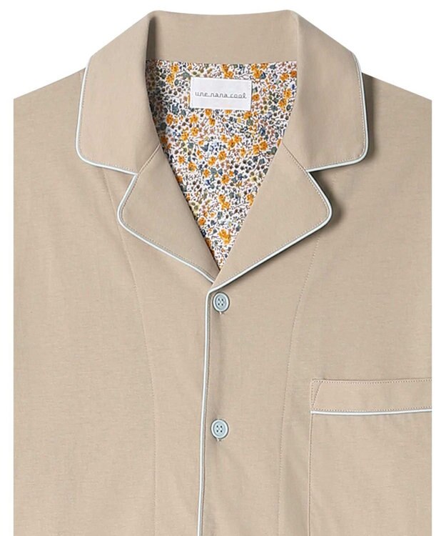 une nana cool 【綿100％】ラスティック天竺メンズパジャマ　ＭＡＤＥ　ＷＩＴＨ　ＬＩＢＥＲＴＹ　ＦＡＢＲＩＣ BS