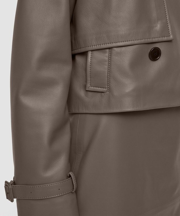 JOSEPH ナッパレザー　ジャケット Mushroom