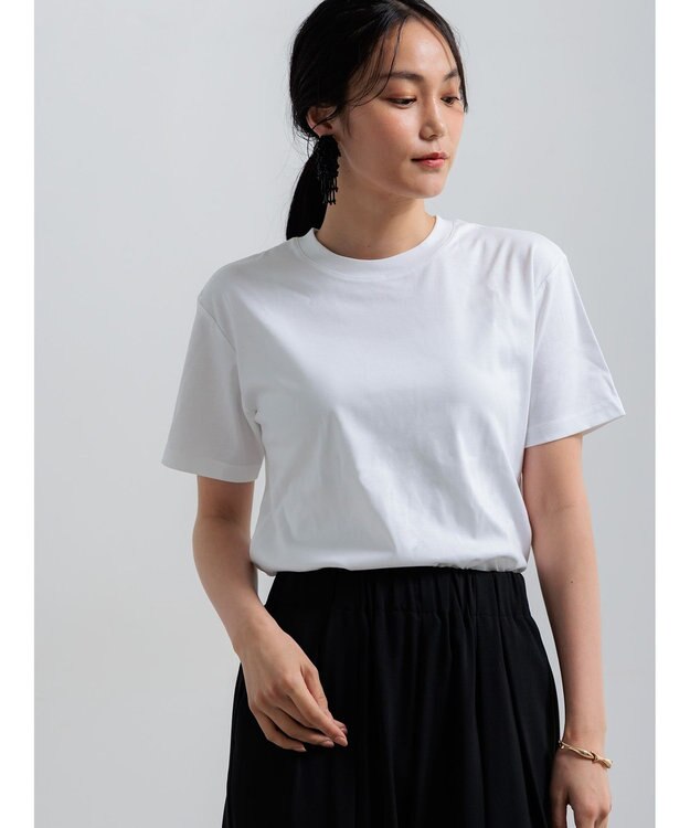 Te chichi 【遮熱/調温】レギュラーTシャツ オフホワイト