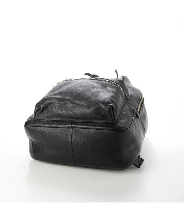 UNBILLION perche / 牛革ソフトシュリンクタイプリュック ブラック