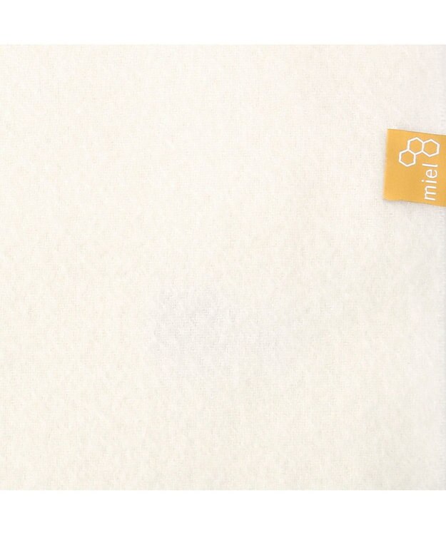 MOONBAT WEB限定【洗える】ミエル (miel) カシミヤ100％ プレーンマフラー ホワイト