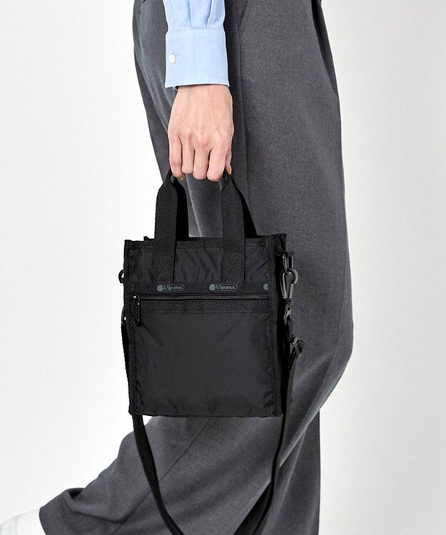 LeSportsac MINI N/S TOTE/リサイクルドブラックJP リサイクルドブラックJP