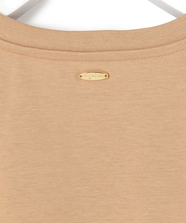 23区 S 【GLOW6月号掲載/洗える】スビンギザコットン クロップド Tシャツ キャメル系