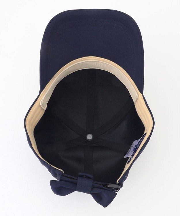 23区GOLF 【WOMEN】取り外し可能なリボンで印象をチェンジ！アタッチリボンキャップ ネイビー系