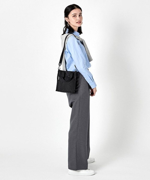 LeSportsac MINI N/S TOTE/リサイクルドブラックJP リサイクルドブラックJP