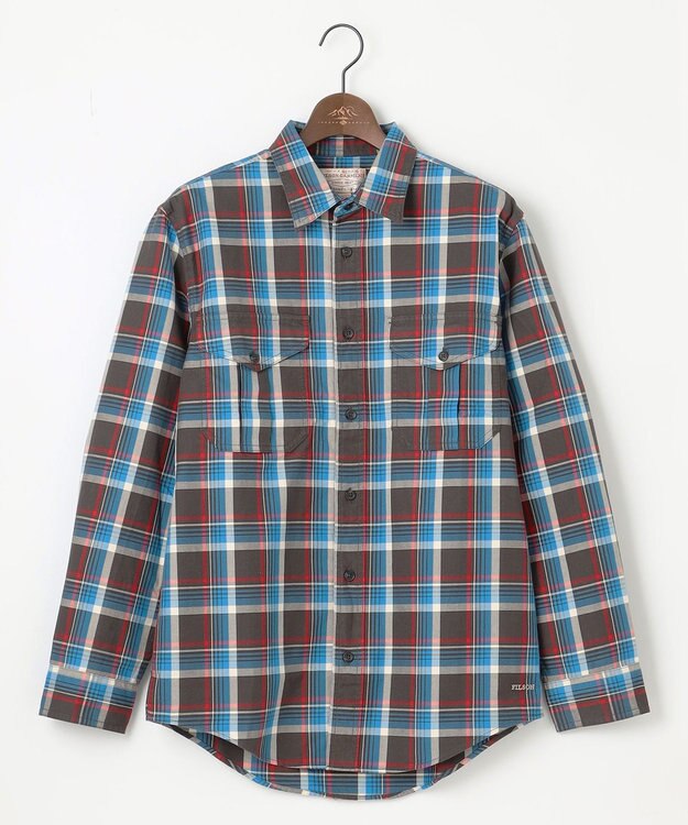 JOSEPH ABBOUD MOUNTAIN 【FILSON】ライトウェイトアラスカンガイド シャツ ブルー系4