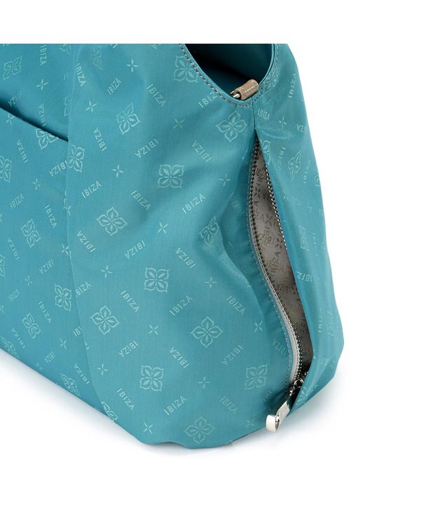 IBIZA モノグラムナイロン　2WAYバッグ エメラルドグリーン