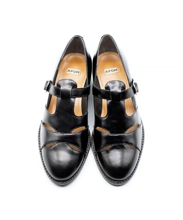 APOM グルカシューズ35 ブラック