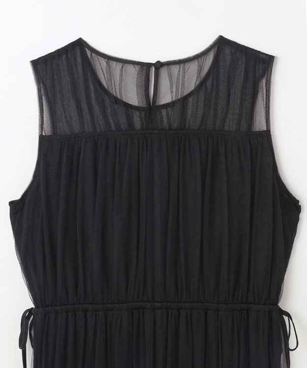GRACE CONTINENTAL チュールティアードワンピース ブラック