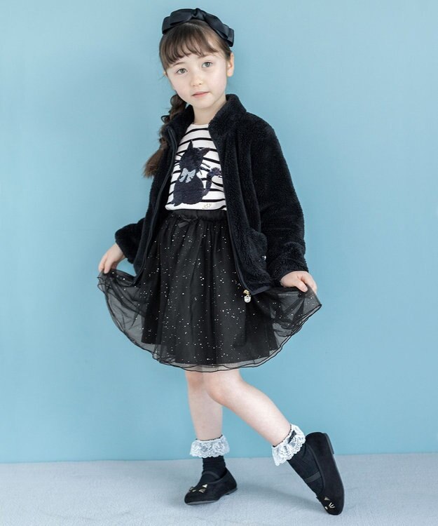 ANY KIDS リボン カチューシャ ブラック