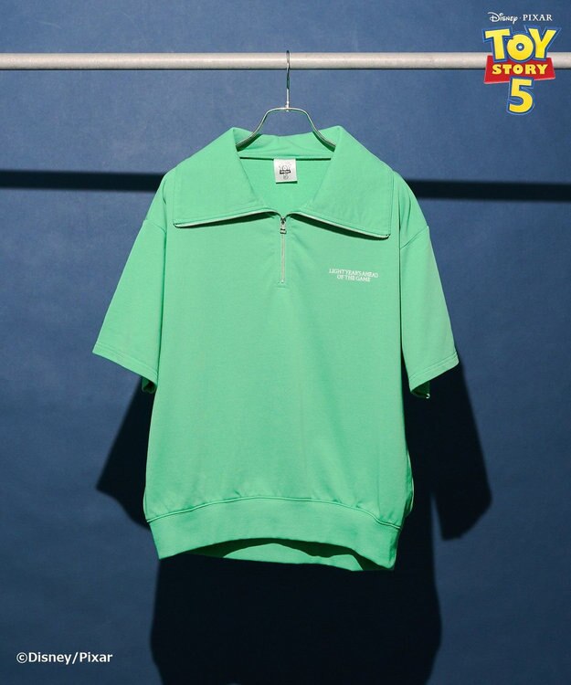 AMERICAN HOLIC 【TOY STORY 5】ハーフZIPプルオーバー Light Green