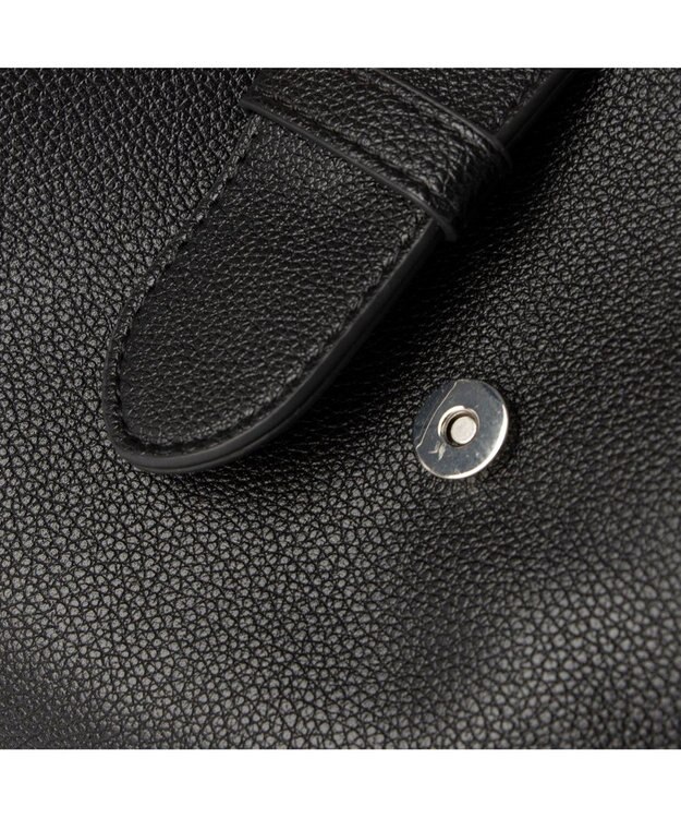 UNBILLION カシュカシュ cachecache / ベルトフラップメッシュハンドル2wayトート ブラック