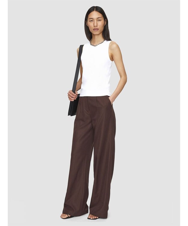 JOSEPH 【洗える】ジャージーリブ　タンクトップ Off white