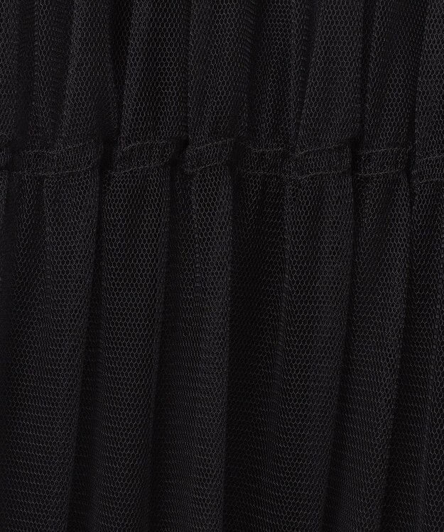 GRACE CONTINENTAL チュールティアードワンピース ブラック